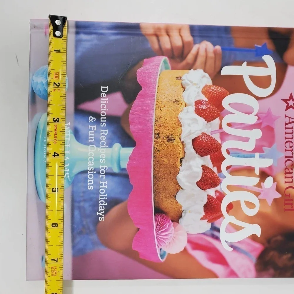American Girls Parties Delicious Recipes Hardcover William Sonoma Book